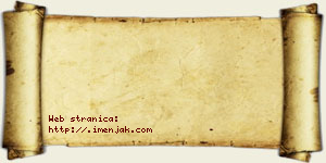 Jasmina Balzamović vizit kartica